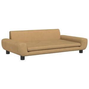 vidaXL Hundebett Braun 100x54x33 cm Samt