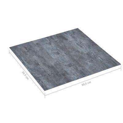 vidaXL PVC-Fliesen Selbstklebend 5,11 m² Grau Marmor-Optik