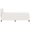vidaXL Boxspringbett Creme und Wei&szlig; 193 x 90 x 88 cm Cordstoff