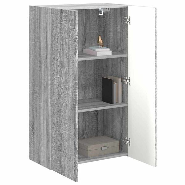 vidaXL TV-Wandschrank Graues Sonoma 59,5 x 31 x 100 cm Holzwerkstoff