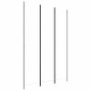 vidaXL 3-tlg. Paravent Wei&szlig; 150x220 cm Stoff