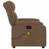vidaXL Massagesessel Braun Stoff