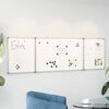 vidaXL Magnetisches Whiteboard Klappbar 160x60x1,7 cm Aluminium