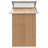 vidaXL Ger&auml;teschuppen Braun 270x130x208,5 cm Verzinkter Stahl