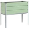 vidaXL Pflanzk&uuml;bel Pastellgr&uuml;n 100 x 45 x 90 cm Verzinkter Stahl