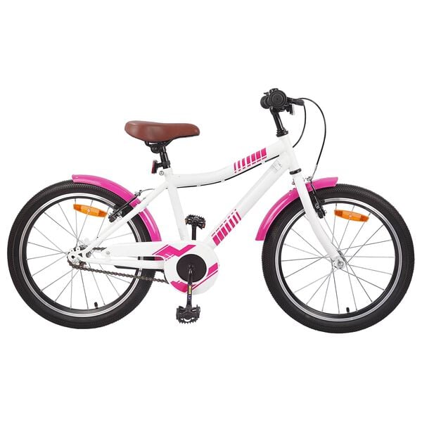 vidaXL Kinderfahrrad 18 Zoll f&uuml;r 5-7 Jahre alt Rosa