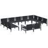 vidaXL Garten-Sofa-Set 11 pcs Anthrazit Stahl