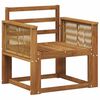 vidaXL Outdoor Mittelsofa Massivholz Akazie Natur