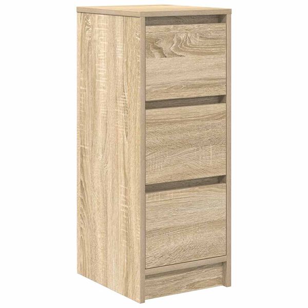 vidaXL Sideboard Sonoma-Eiche 29,5x34x76 cm Holzwerkstoff