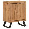 vidaXL Sideboard mit 2 T&uuml;ren 55x36x72 cm Massivholz Akazie