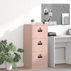vidaXL Aktenschrank Rosa 45,5 x 42 x 106,5 cm Kaltgewalzter Stahl