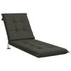 vidaXL Sonnenliege Kissen GEMERT 100 % Polyester Anthrazit