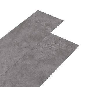 vidaXL Bodenplanken Betongrau 5,02 m&sup2; 36 Stk. PVC