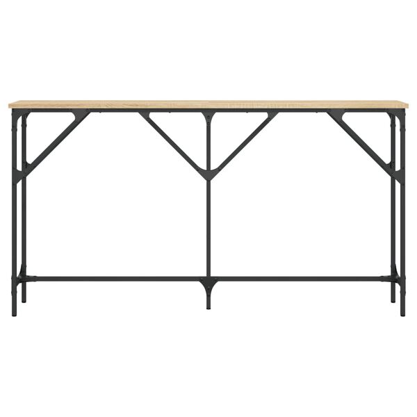 vidaXL Konsolentisch Sonoma-Eiche 140x23x75 cm Holzwerkstoff