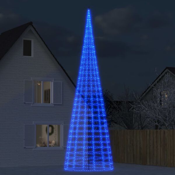 vidaXL LED-Weihnachtsbaum 3000 LEDs Blau 800 cm