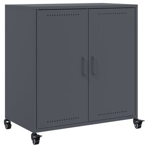 vidaXL Sideboard Anthrazit 68x39x72 cm Stahl
