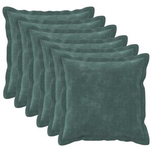 vidaXL Kissenbezug 6 stk. HOUTEN Meeresblau 30 x 30 cm