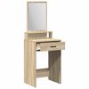 vidaXL Schminktisch Sonoma-Eiche 50 x 41 x 140 cm Holzwerkstoff