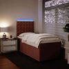 vidaXL Boxspringbett mit Matratze Rosa 90x200 cm Samt