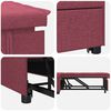 vidaXL Sofa Bett Rot 194 x 67 x 37 cm Stoff