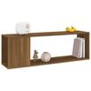 vidaXL TV-Schrank Braun Eichen-Optik 100x24x32 cm Holzwerkstoff