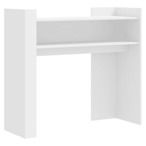vidaXL Konsolentisch Wei&szlig; 100x35x90 cm Holzwerkstoff