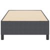 vidaXL Bettgestell Dunkelgrau 100 x 200 cm Cordstoff