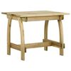 vidaXL Gartentisch 110x74x75 cm Impr&auml;gniertes Kiefernholz