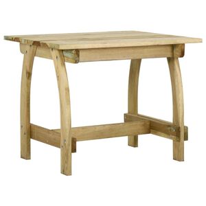 vidaXL Gartentisch 110x74x75 cm Impr&auml;gniertes Kiefernholz