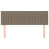vidaXL Kopfteile 2 Stk. Taupe 72x5x78/88 cm Stoff