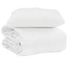 vidaXL Sommerdecke mit Kissen 2 pcs Wei&szlig; Mikrofaser