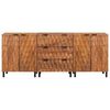 vidaXL Sideboard Akazienbraune Oberfl&auml;che Massivholz Mango