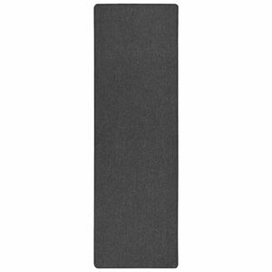 vidaXL Teppichl&auml;ufer Dunkelgrau 80 x 500 cm 100% Polypropylen