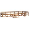 vidaXL Outdoor-Sofagarnitur 7 pcs Natur Massivholz Akazie