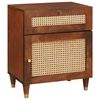 vidaXL Nachttische mit Schubladen 50 x 33 x 60 cm Massivholz Mango