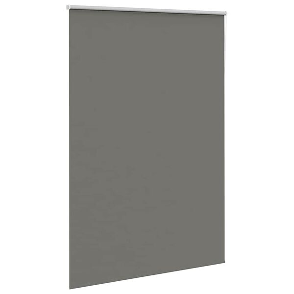 vidaXL Verdunkelungsrollo Grau 160x230cm Stoffbreite 156,6cm Polyester