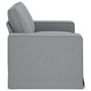 vidaXL Sofa Hellgrau Gesamtabmessungen: 162 x 80 x 82 cm (B x T x H)