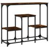 vidaXL Konsolentisch R&auml;uchereiche 89,5x28x76 cm Holzwerkstoff