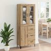 vidaXL Highboard Artisan-Eiche 69,5 x 34 x 180 cm Holzwerkstoff