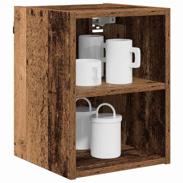 vidaXL H&auml;ngeschrank Altholz 30 x 29,5 x 40 cm Holzwerkstoff