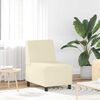 vidaXL | Modulares Armfreies Sofa | Creme 55 x 74 x 82 cm Cordstoff