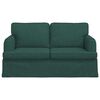 vidaXL Sofa Dunkelgr&uuml;n Gesamtabmessungen: 144 x 80 x 85 cm (B x T x H)