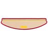 vidaXL Treppenmatten Selbstklebend 15 Stk. Rot 65x21x4 cm