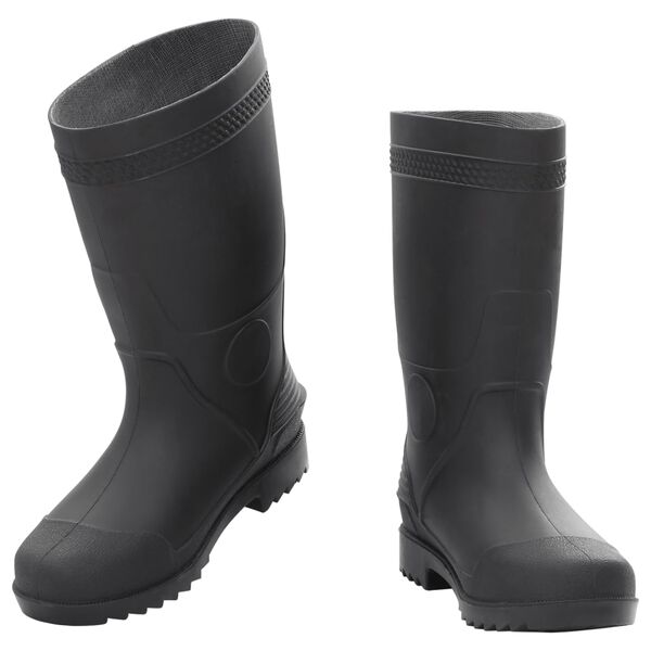 vidaXL Gummistiefel Schwarz Größe 40 PVC
