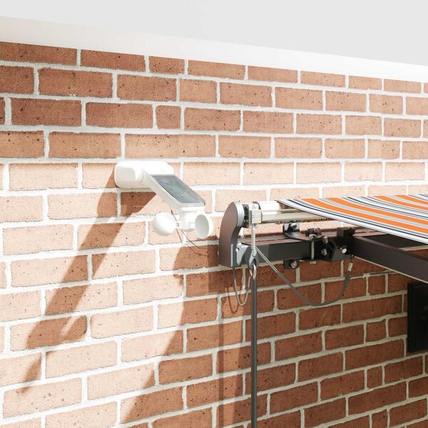 vidaXL Markisenstoff mit Mehrfarbig 450 x 300 cm Polyester