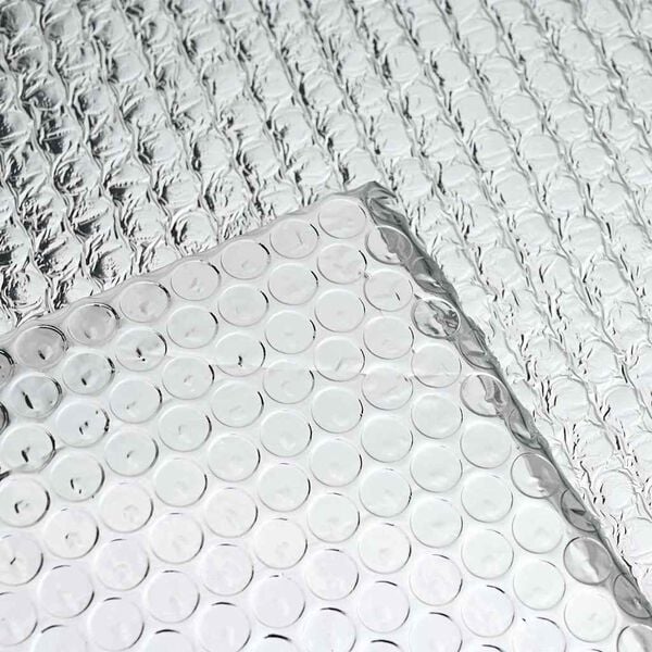 vidaXL Heizkörper-Reflektorfolie Silber 1 x 5 m Aluminium