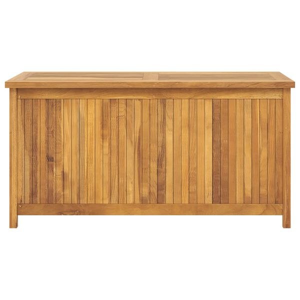 vidaXL Gartenbox 114x50x58 cm Massivholz Teak