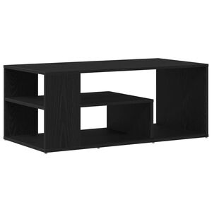 vidaXL Couchtisch Schwarz Eichen-Optik 100 x 50 x 40 cm Holzwerkstoff