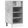 vidaXL Unterschrank Riga Betongrau 40x44,5x81,5 cm Holzwerkstoff