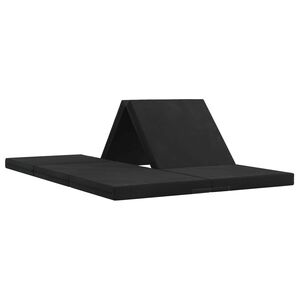 vidaXL Klappsofa Bett 140 x 67 x 45 cm Schwarz